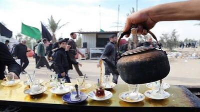 خدمت رسانی موکب روستای دیوان بندرلنگه به زائران اربعین