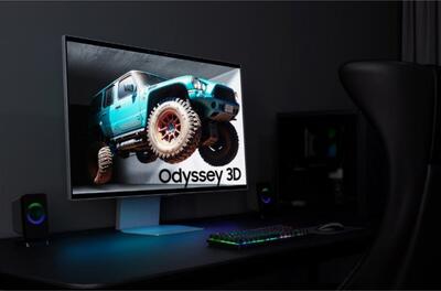 معرفی مانیتور Odyssey 3Dسامسونگ؛ نمایش محتوای سه‌بعدی بدون نیاز به عینک