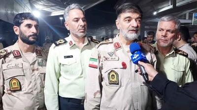 فرمانده کل انتظامی کشور از مرز مهران بازدید کرد