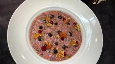 طرز تهیه آش زغال اخته+فیلم/ آشی ترش و خوشمزه از شمال ایران - سبک ایده آل