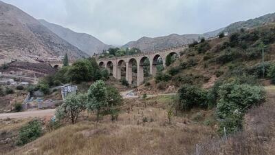 نمایی از طبیعت سرسبز و کوهستانی روستای شورآب + تصاویر