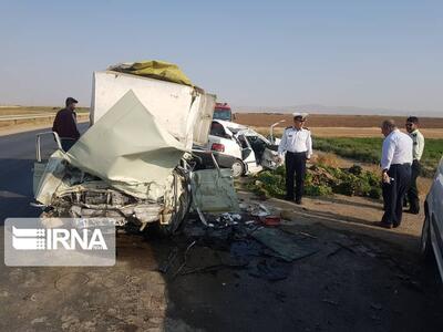 حادثه رانندگی در زنجان یک فوتی و پنج مصدوم برجا گذاشت