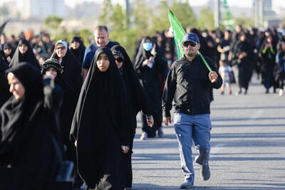 برگزاری پیاده‌روی دلدادگان اربعین حسینی در تهران