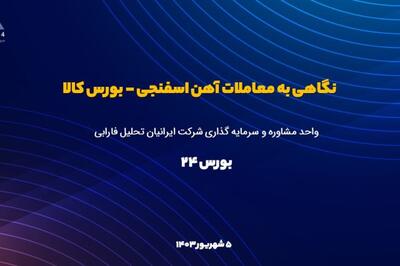 رصد وضعیت معاملات آهن اسفنجی «فجهان» و 4 شرکت دیگر