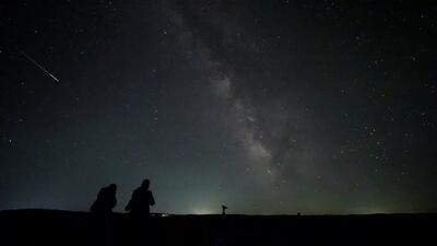 تصویر روز ناسا: بارش شهابی برساووشی بر فراز مغولستان داخلی