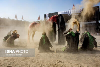 تعزیه زیر خیمه امام حسین (ع)