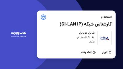 استخدام کارشناس شبکه (Gi-LAN IP) در شاتل موبایل