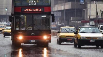 (تصویر) تصویری جالب از تاکسی‌های بغداد