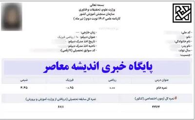 اندیشه معاصر - اعلام نتایج اولیه کنکور؛ امروز (۹ شهریور ۱۴۰۳) اندیشه معاصر