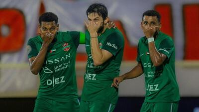 خلاصه بازی عجمان 1-2 شباب الاهلی (طوفان سردار آزمون در امارات)