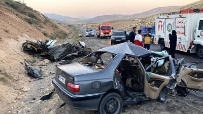 حادثه رانندگی در جاده خرم‌آباد- سپیدشت منجر به فوت ۲ نفر شد