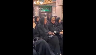 حضور پر تعداد بازیگران زن در مراسم ختم زهره حمیدی از نسیم ادبی و فلورا سام تا حمیرا ریاضی تا الهه رضایی