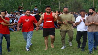 تصاویری از برگزاری مسابقات کشتی لوچو در روستای لدار بابل