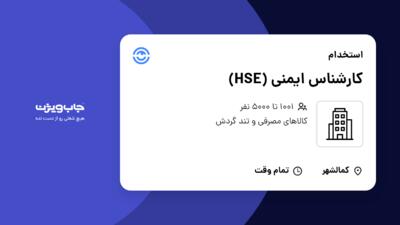 استخدام کارشناس ایمنی (HSE) در سازمانی فعال در حوزه کالاهای مصرفی و تند گردش