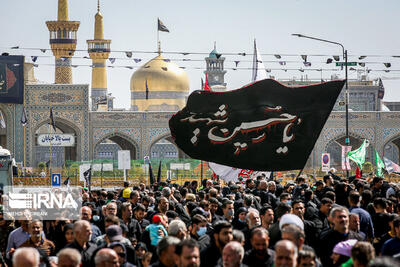 لرستان در سالروز شهادت امام رضا (ع) غرق در عزا و ماتم