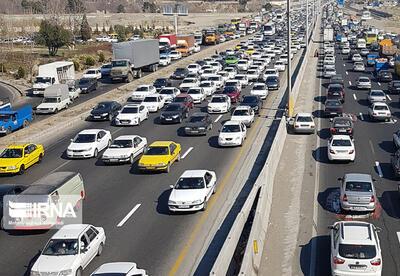 ترافیک جاده های خراسان شمالی نیمه سنگین است