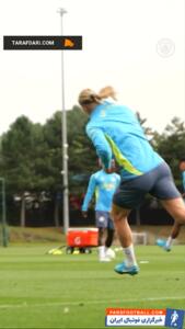 ارلینگ هالند در تمرینات نیز تشنه‌ی گلزنی است! - پارس فوتبال | خبرگزاری فوتبال ایران | ParsFootball