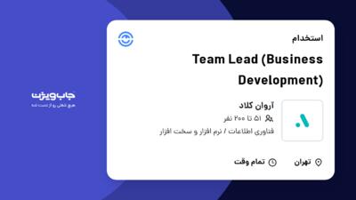 استخدام Team Lead (Business Development) در آروان کلاد