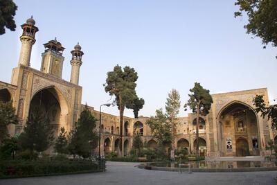 تصویری زیبا از مسجد سپهسالار تهران