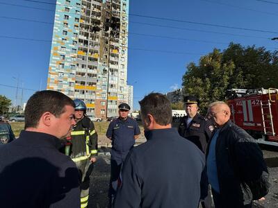 تصاویر حملات پهپادی در آسمان مسکو + ویدئو