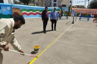 آغاز طرح شاداب‌سازی مدارس و استقبال از مهر در پاکدشت