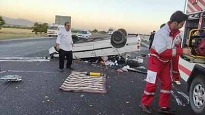 وقوع ۲ سانحه رانندگی در زنجان ۱۳ مصدوم و یک فوتی برجا گذاشت