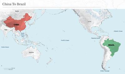 حضور نمادین چین در اقیانوس اطلس به واسطه برزیل/ پکن نمی‌تواند آمریکا را به چالش بکشد!