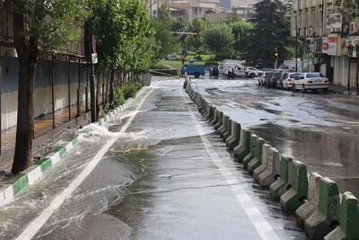 آبگرفتگی معابر شهری در بهشهر