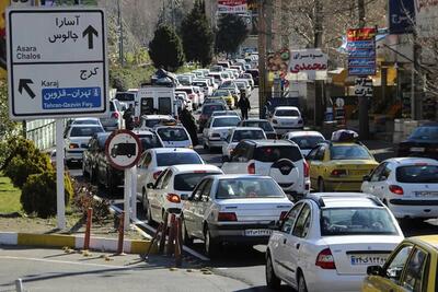 وضعیت ترافیک در جاده‌ ها امروز ۲۵ شهریور/ ترافیک سنگین در برخی مقاطع محورهای هراز و چالوس