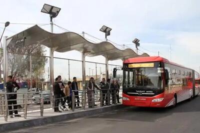 نصب دوربین بر روی اتوبوس‌های BRT