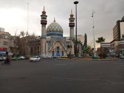 (تصویر) جدید‌ترین طرح دیوارنگاره میدان فلسطین؛ قصاص خواهیم کرد