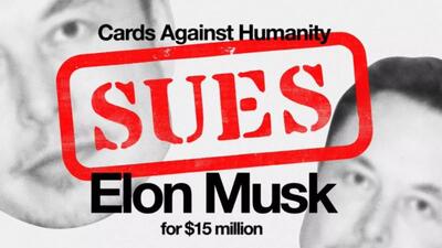 سازنده‌ی Cards Against Humanity، از ایلان ماسک و SpaceX شکایت کرد