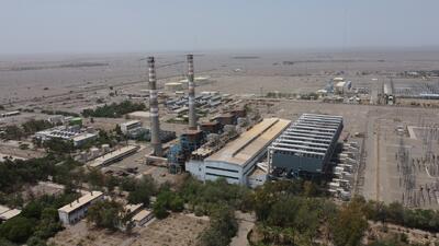  ۶۲۲ میلیون کیلووات ساعت برق در نیروگاه بخار ایرانشهر تولید شد
