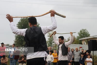 برگزاری جشنواره ورزش های شالیزاری در آستانه اشرفیه