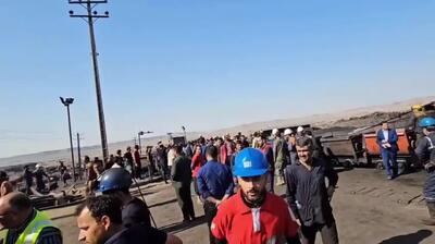 آخرین وضعیت امدادرسانى در حادثه انفجار معدن در طبس/امدادگران در بلوک C نزدیک محبوس شدگان هستند