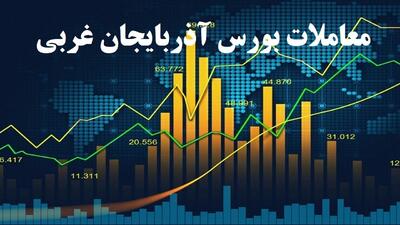 دادوستد ۶۶ میلیاردی بورس آذربایجان غربی