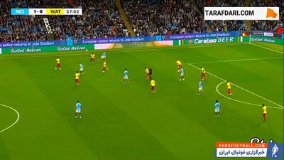 گل متئوس نونس به واتفورد (منچسترسیتی 2-0 واتفورد) - پارس فوتبال | خبرگزاری فوتبال ایران | ParsFootball