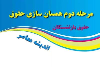 اندیشه معاصر - آخرین خبر از طرح همسان سازی حقوق بازنشستگان امروز چهارشنبه ۴ مهر ۱۴۰۳ اندیشه معاصر