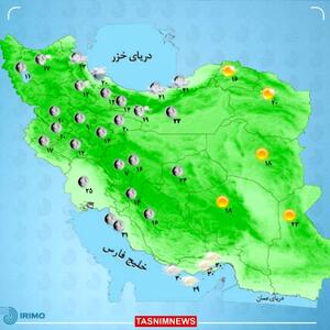 باد و باران در نیمه شمالی کشور