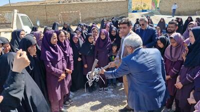 عملیات اجرایی مدرسه خیرساز در روستای جیریای اراک آغاز شد