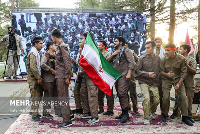 مراسم «میهمانی لاله‌ها» در مزار شهدای خواجه ربیع مشهد