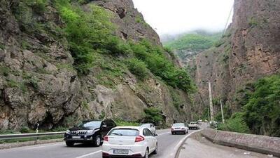 جاده کرج - چالوس بازگشایی شد