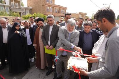 افتتاح ۷۵ هزار مترمربع آسفالت روستایی در ارومیه