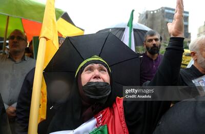 (ویدئو) گزارش رسانه خارجی از تجمع خونخواهی سید حسن نصرالله در تهران