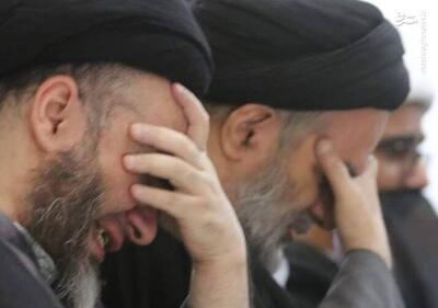 فیلم/ گریه‌های فرزندان آیت‌الله سیستانی در غم شهادت سید مقاومت