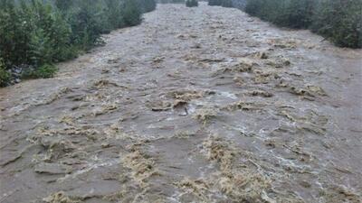 طغیان‌رودخانه هلیل جیرفت بر اثر بارش شدید باران/ جانباختن ۶ گردشگر