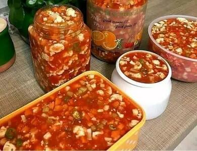 طرز تهیه ترشی بندری اصیل