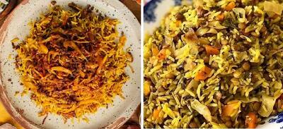 طرز تهیه کلم پلو شیرازی بدون گوشت / بهترین دستور برای یه غذای گیاهی خوشمزه و عالی