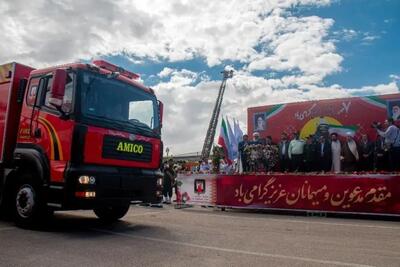 خودروهای آتش نشانی دو منظوره آمیکو به تبریز رسید