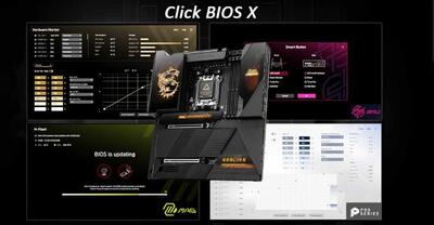 Click BIOS X رونمایی شد؛ رابط کاربری جدید بایوس مادربردهای گیمینگ MSI